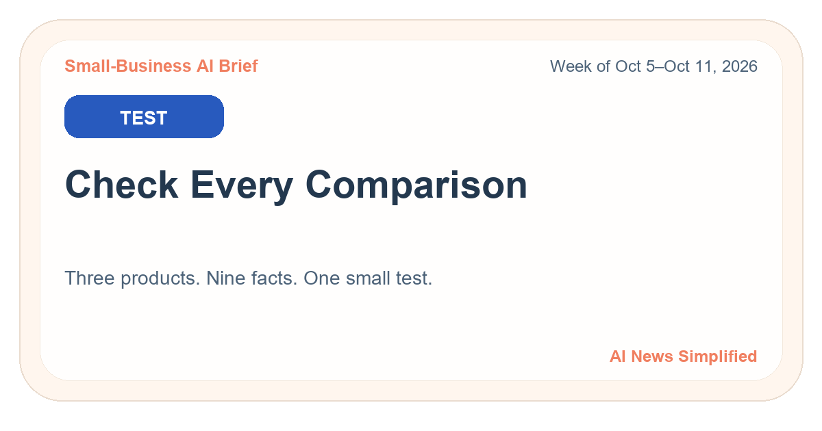 ChatGPT Adds Interactive Answers: Test a Product Comparison